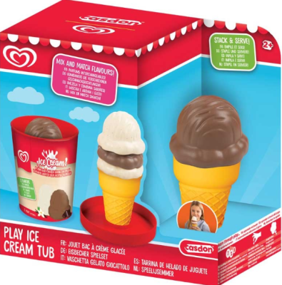 WALLS TOY PLAY ICE CREAM TUB - ASSORTED (£6.99)